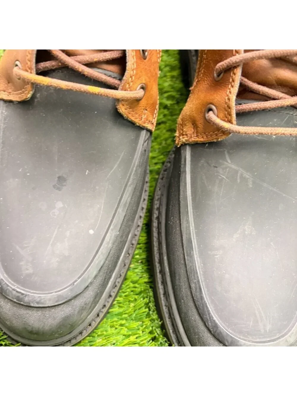 Timberland Port Union Mens Size 11 Brown Black Outdoor Waterproof Moc-Toe Boots